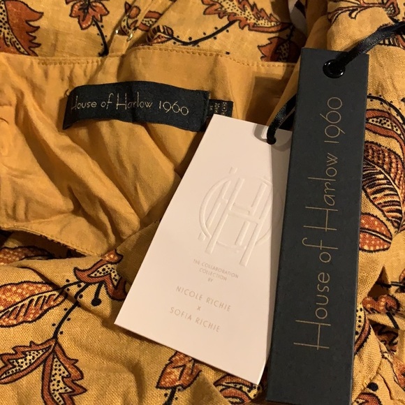 REVOLVE House of Harlow 1960 x Sofia Richie Toleda Maxi Dress Yellow Pri… - Picture 4 of 6